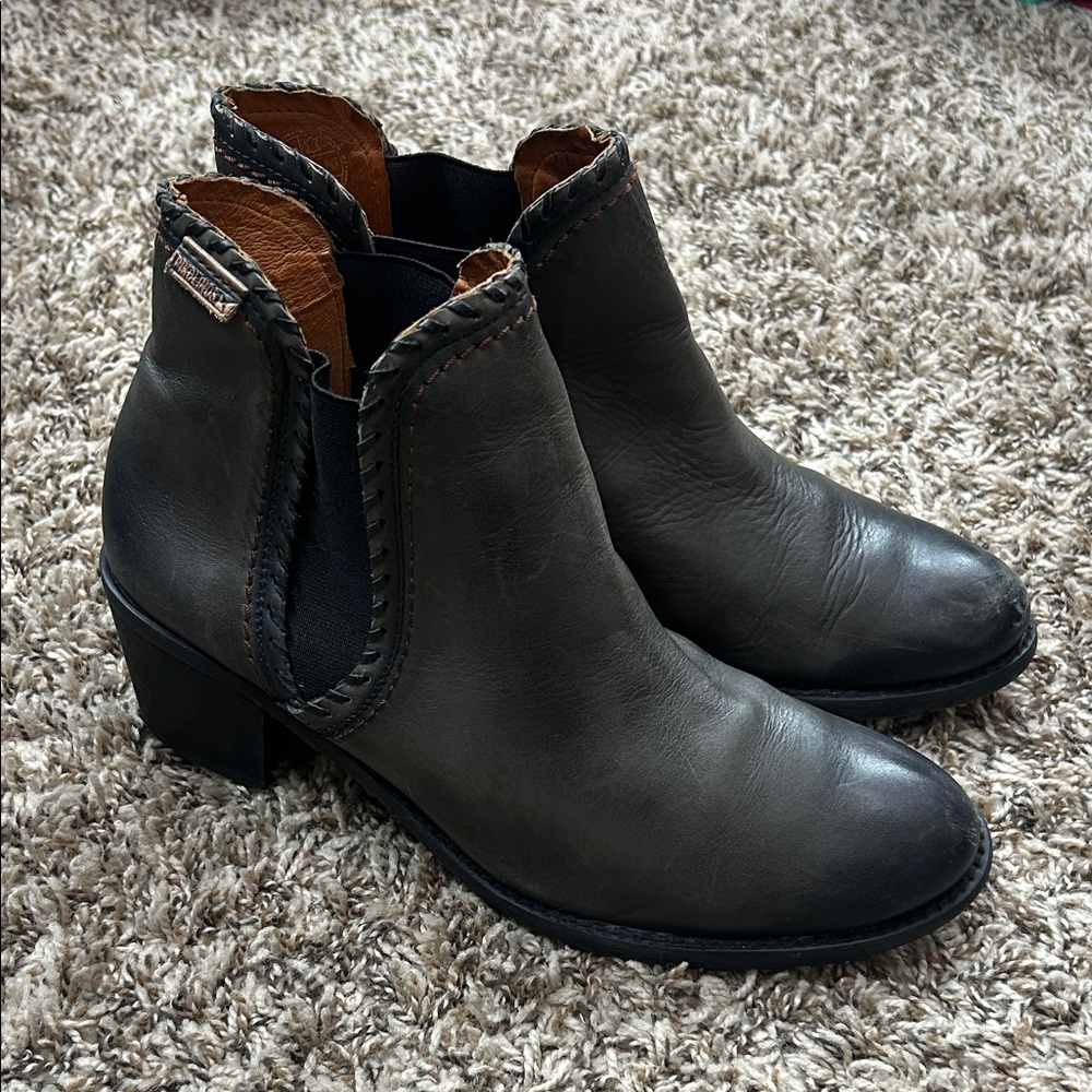 Pikolinos Andorra Leather Ankle Chelsea Boots Women's Size EU 40 US 9 / 9.5